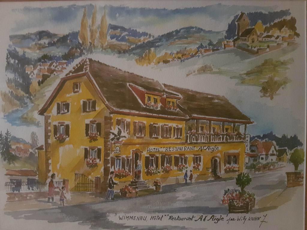 Restaurant A L'Aigle Hotel Wimmenau Exterior photo